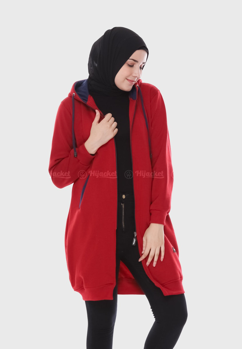 Hijacket Basic Maroon X Navy - HJ24
