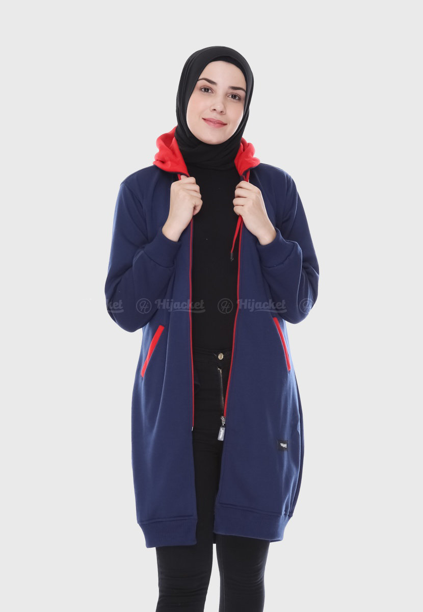 Hijacket Basic Navy X Red - HJ3