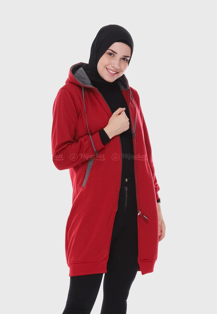 Hijacket Basic Maroon X Misty - HJ9