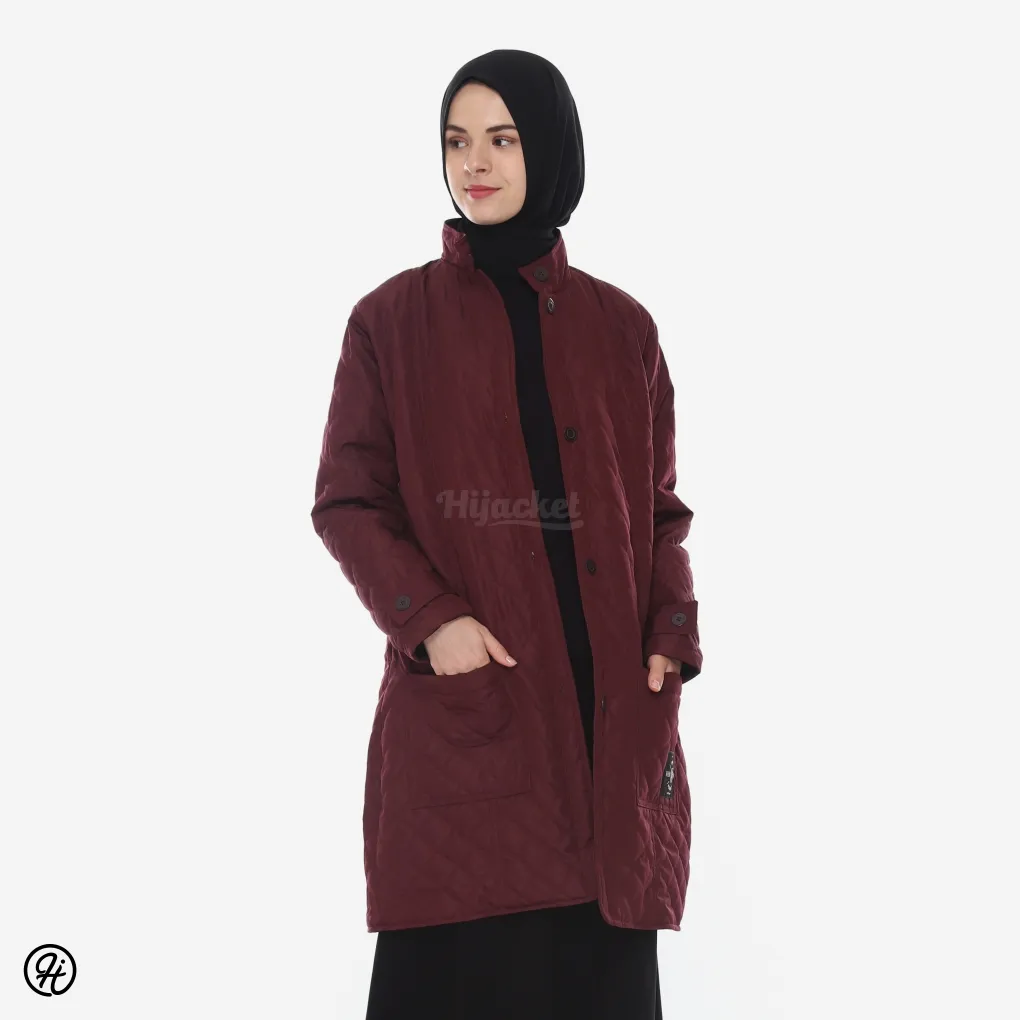 hijacket Belva Red Burgundy
