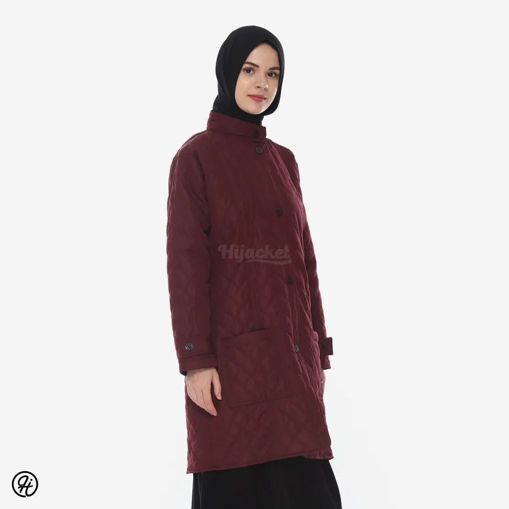 hijacket Belva Red Burgundy
