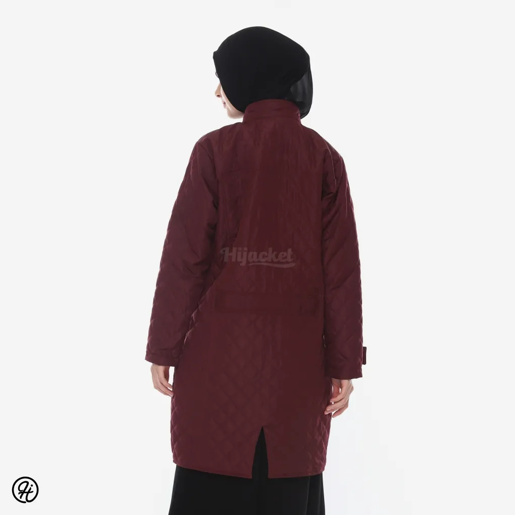 hijacket Belva Red Burgundy