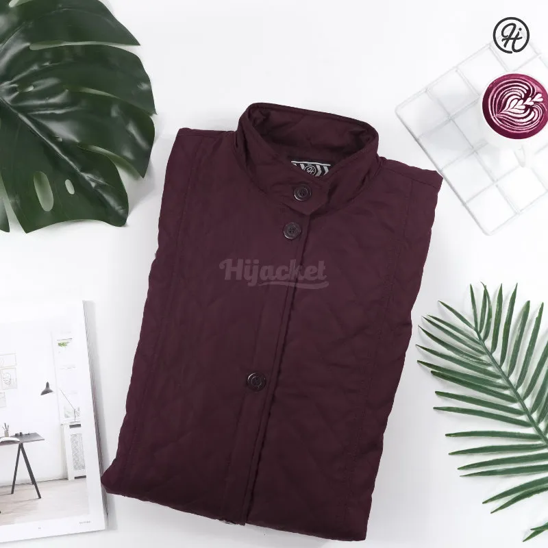 hijacket Belva Red Burgundy