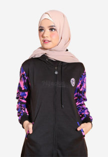 Hijacket Camouflashion Black Purple