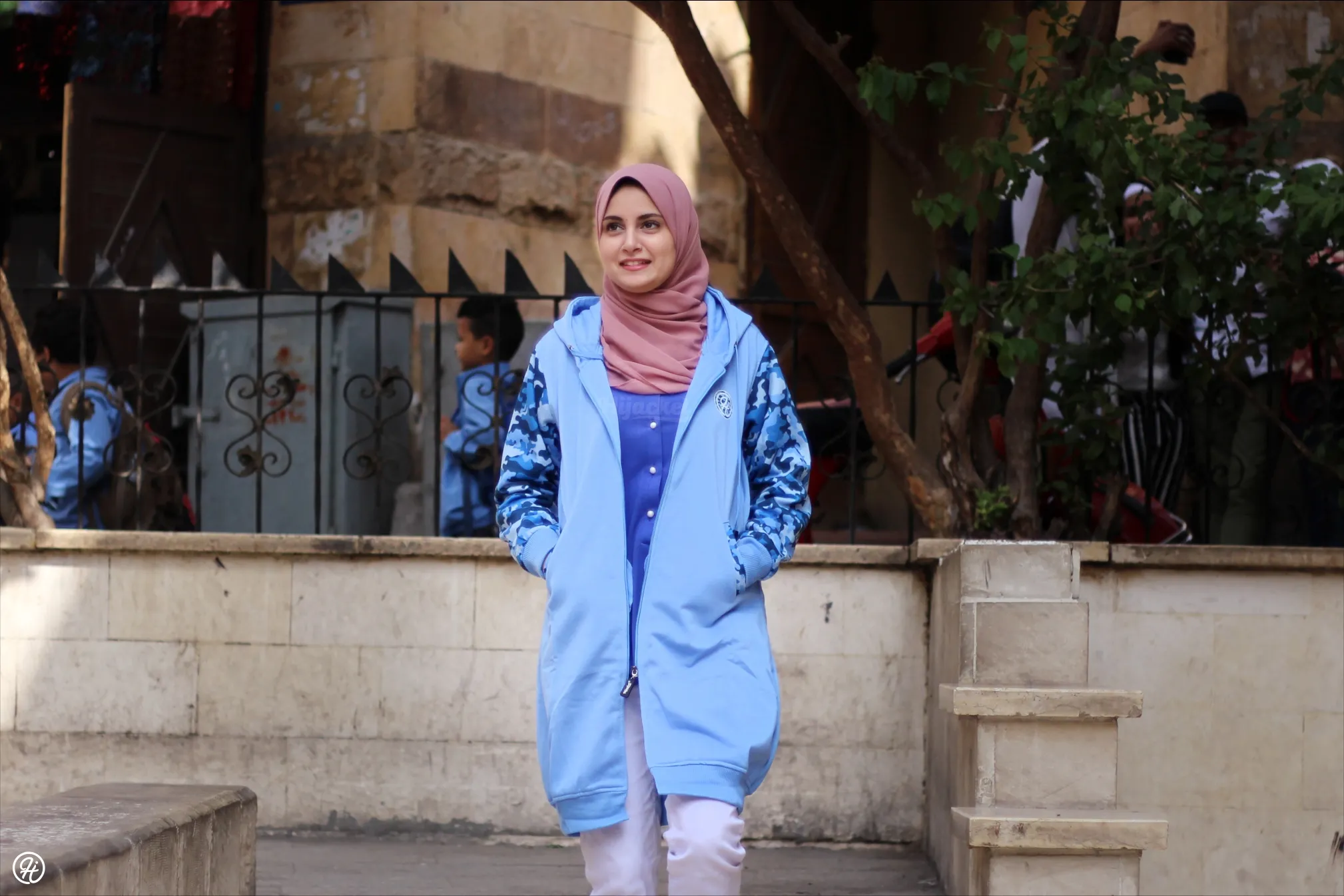 hijacket Camouflashion Sky Blue