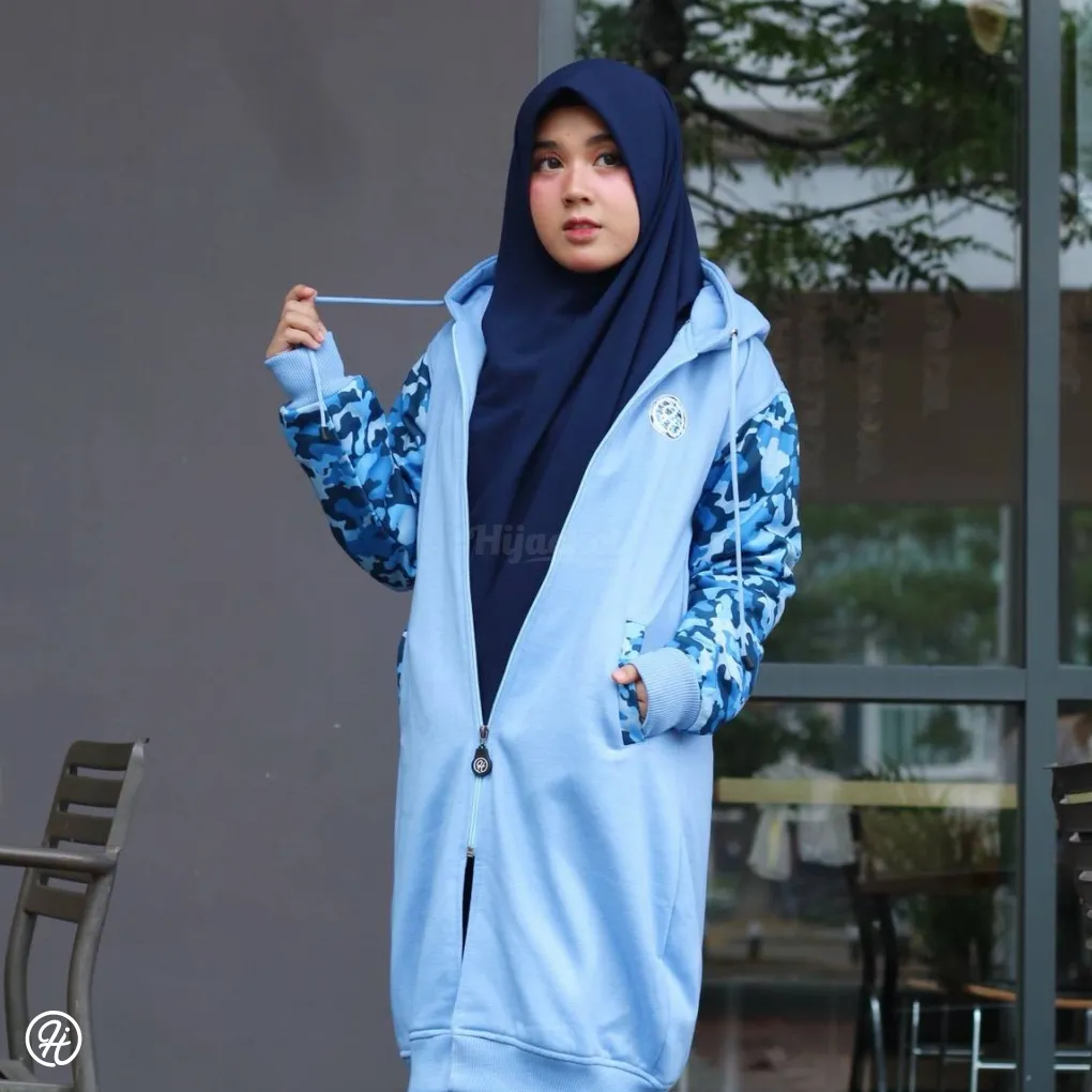hijacket Camouflashion Sky Blue