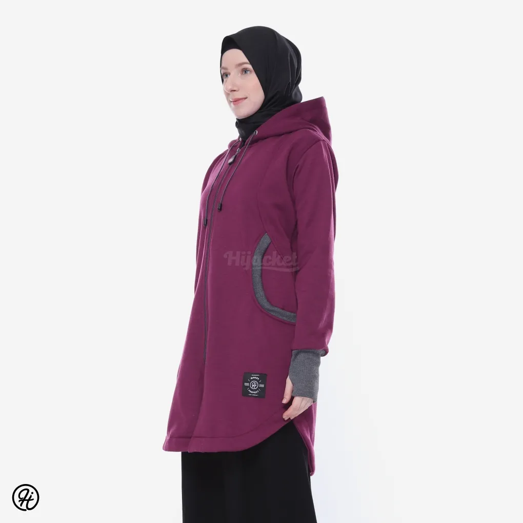 hijacket elektra burgundi