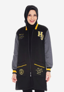 Hijacket Qadira Raven Grey