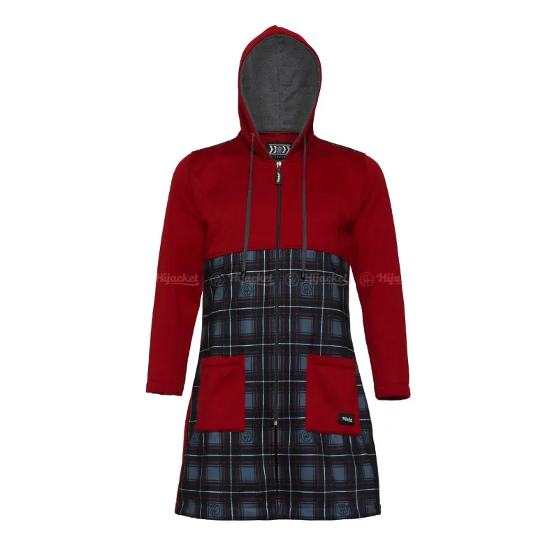 hijacket shaqila maroon