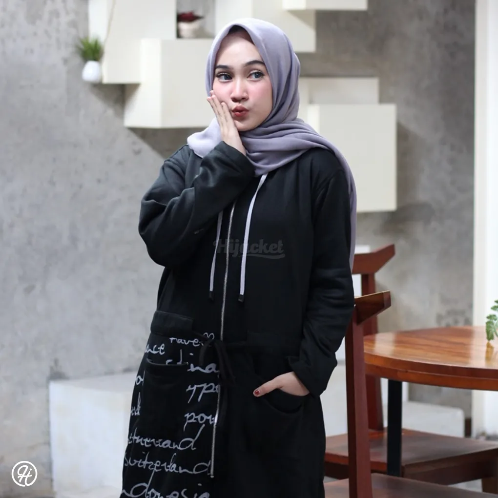 hijacket urbanashion raven-black